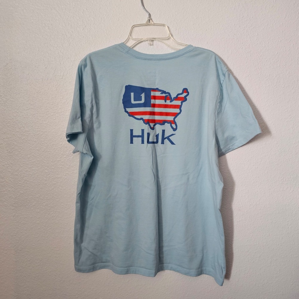 Huk Patriotic Americana Women's T-Shirt Size XL